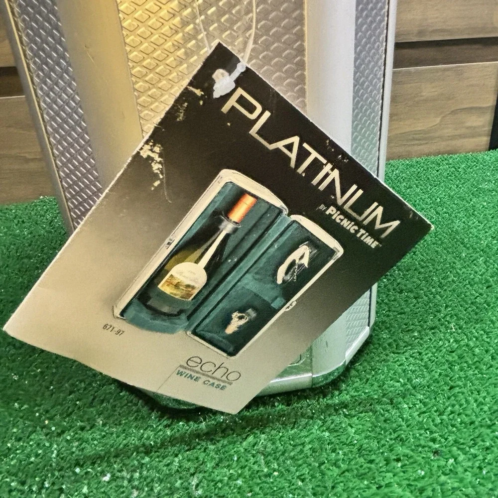 Platinum Picnic Wine Case Only Aluminum By Echo No Box‎ Or Accessories Included